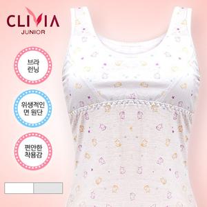 [크리비아] 주니어 냐옹이 부직포 면패드 브라런닝 clg6613a