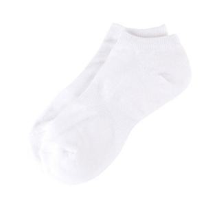 [빅토] 남자 이중파일 스포츠양말 발목 무지(흰색)