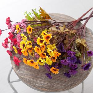 데이지 조화 부쉬 33cm 5컬러 인테리어 꽃 장식 소품 촬영 꾸미기