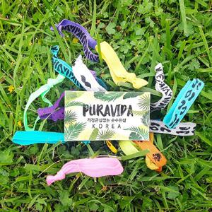 [푸라비다]푸라비다코리아_뉴욕 고무줄 패턴 단품타이