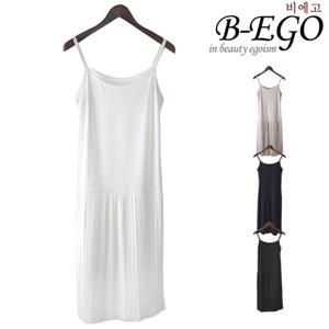 [비에고]299BG_레이온 주름 이너 원피스