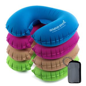 스노우아울 캠핑 초경량 포터블 에어 목 베개