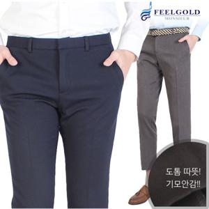 [필골드] K20nK22 기모 스판슬림 9부 슬랙스팬츠