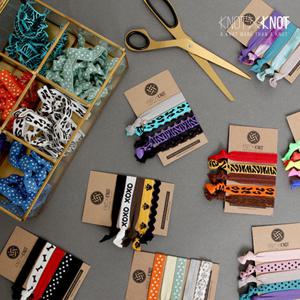 [KNOTXKNOT] 핸드메이드_뉴욕고무줄 패턴 5PCS 세트