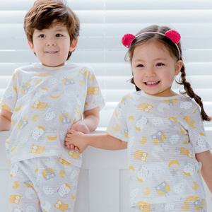 꼬마친구 큐티부엉 5부쟈가드 아동내의 실내복