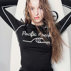 [ARGO]PACIFIC COAST(BK) 여성 래쉬가드 상의