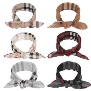 [블루피오레] 체크 손수건 겸용 스카프 AF3435