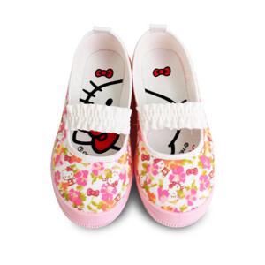 아사히 헬로키티 플라워 실내화 유아동/학생/학교/초등