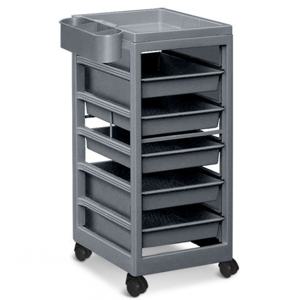 CART-501(회색) 웨건 주방카트 이동식트레이 미용 드레싱카 왜곤