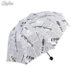 [블루피오레] 레트로신문 3단 우산 BFU008