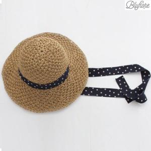 [블루피오레] 도트끈 내츄럴 버킷햇 BFH194