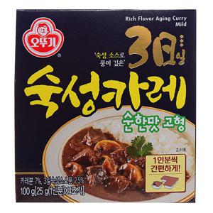 오뚜기 3일숙성카레 순한맛 고형100g