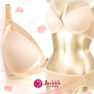 빅사이즈 풀컵 이중 메쉬 몰드 브라팬티세트 jbp3031