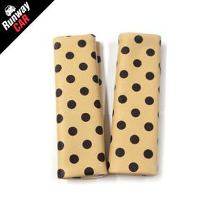 도트앤모던 베이지 고급가죽 안전벨트커버 SET