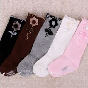 [키즈노리] 유아동 장미 니삭스