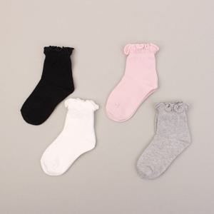 [키즈노리]  러블리삭스  아동양말  4족세트/여아/학생/유아