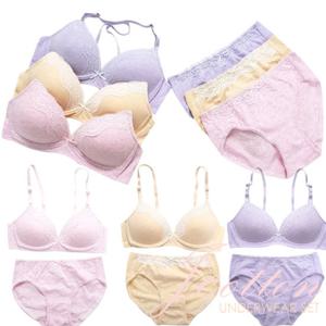 편안한 와이어가 없는 코튼노와이브라팬티 6종