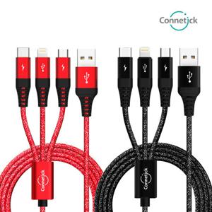 커네틱 3in1 C타입,8핀,5핀 케이블 CC3-11