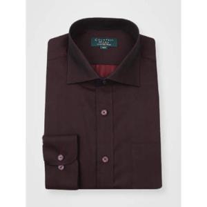 [카운테스마라]18FW 일반 와인컬러 헤링본짜임 셔츠(CDCR3B5103R0)