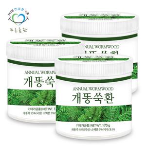 푸른들판 건조 개똥쑥환 170g 3통 개땅쑥 쑥 환 제품