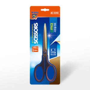 [알파] 티타늄가위 AC-031G 19.5cm