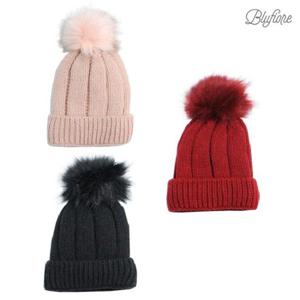 [블루피오레] 퍼방울 심플 비니 BFH312