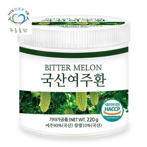 푸른들판 국산 여주환 220g 1통