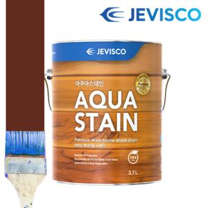 제비스코 아쿠아스테인 306갈색(3.7L) 목제용페인트