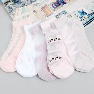 [지앤]유아동 j유후망사(5족)세트발목 양말