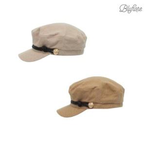 [블루피오레] 린넨 마도로스 골드버튼 헌팅캡 BFH471