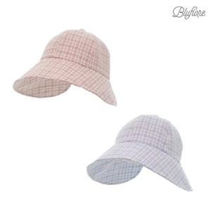 [블루피오레] 체크 코튼 여름 벙거지 모자 BFH494