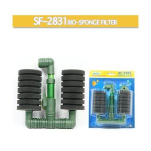 스펀지여과기 스펀지쌍기(소)SF-2831 어항 스펀지필터
