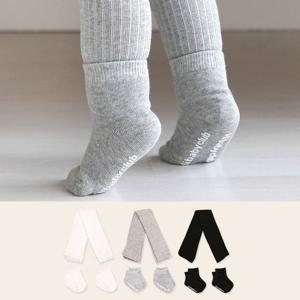 [하이베이비클럽]골지무발 타이즈 + 양말(2ea) 세트/유아/유아타