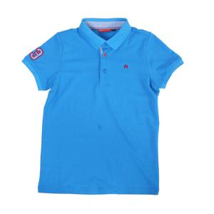 [ASK 주니어]전략]국기 요꼬에리 티셔츠(JU2ZTN241UU/스카이블루