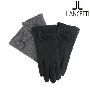 [란체티] 리본삼선 여성용 순모장갑 LC-20117