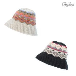 [블루피오레] 눈꽃 뜨개 벙거지 모자 BFH620