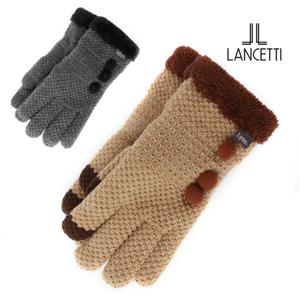 [란체티] 쓰리버튼 여성용 니트장갑 TN-1405