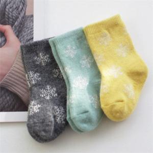 [지앤]유아동양말 p도레미 앙고라눈꽃 3족세트 남아여아공용