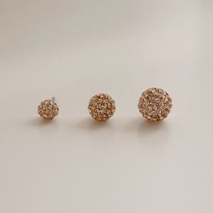 제이로렌 M03007 크스탈볼 써지컬스틸 귀걸이 6mm