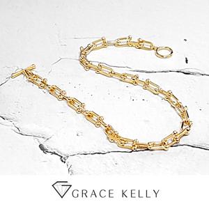 그레이스켈리 U클립 체인 목걸이 NK102