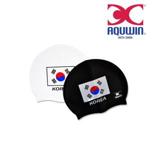 아쿠윈 SP 태극기 수영모자 일반용 수모