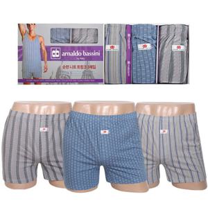 아날도바시니 0634 니트 트렁크 팬티 3종 남성용