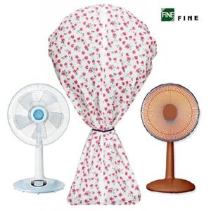 화인 사계절 선풍기커버 꽃무늬 핑크 1EA (열풍기 겸용)