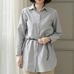 [웬디즈갤러리]코튼 스트라이프 셔츠 USH002