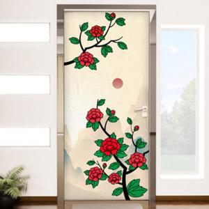 아트박스/꾸밈 ii860-동양화매화꽃_현관문시트지