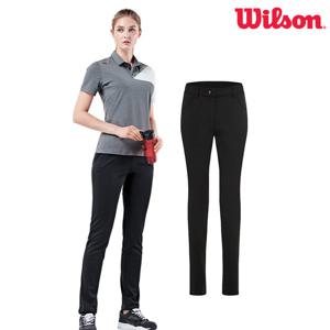 윌슨 여성 스판 베이직바지 멀티바지 1410 블랙