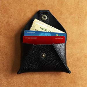 에치펠레 가죽 사선 카드지갑 시크블랙오플/명함지갑