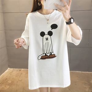 [유니제이] 마우스 프린팅 반팔 티셔츠 U0GTS2827