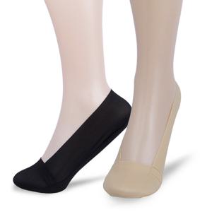 루미너스 헴라인으로 깔끔한 마감 무지헴 덧신 1족