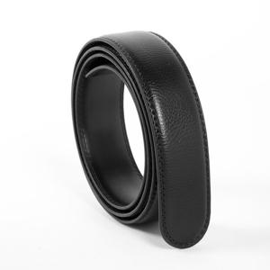 [비투비월드]자동버클 교체용 가죽벨트(블랙)/남성 리필 허리띠